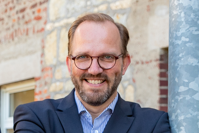 Porträt von Christoph Lowens, Leiter der Werkstätten Karthaus.